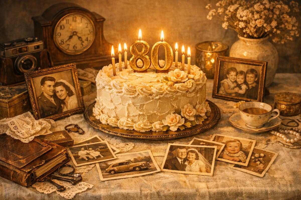 Idee cadeau 80 ans : offrez-lui ses souvenirs pour toujours